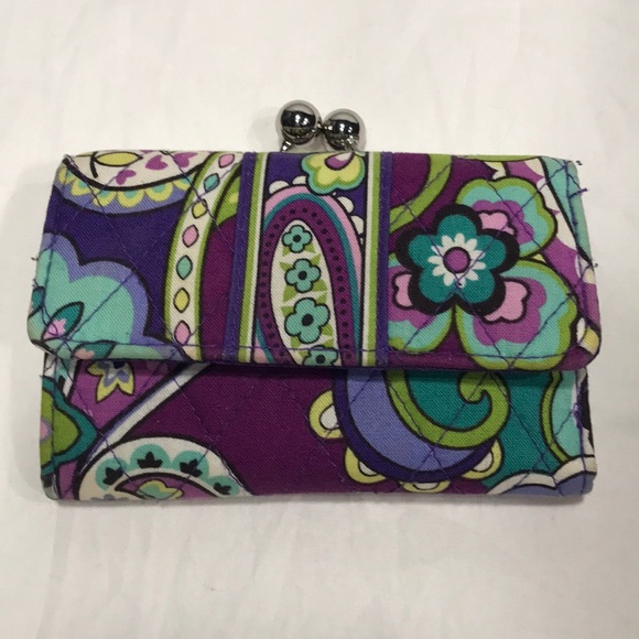 Vera Bradley Handbags - Heather Vera Bradley Tri Food Wallet